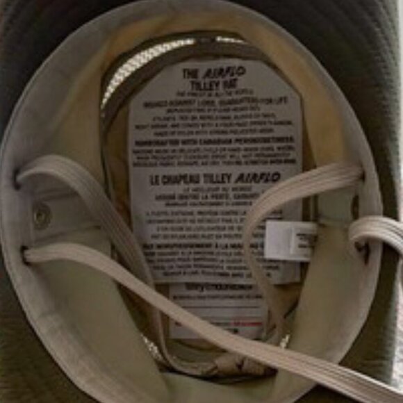 TILLEY LTM3 Khaki/Olive Airflo Classic Sun Hat Size 7 1/8TH - Picture 10 of 16